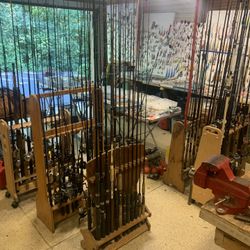 Lots Of Fishing Lures, Rods & Reels, Misc. Accessories For Sale-  