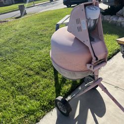 Portable Concrete Mixer, Electric Cement Mixer,