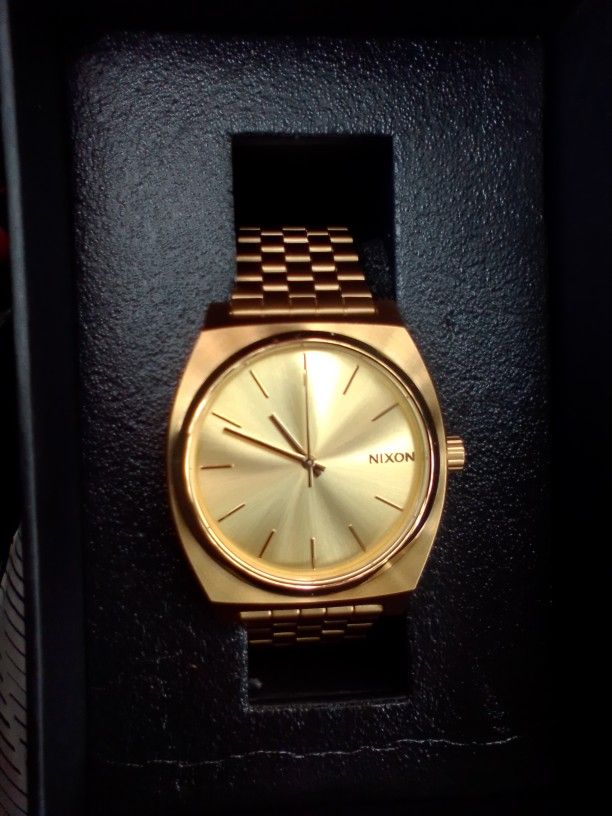 Nixon Gold Time Teller 