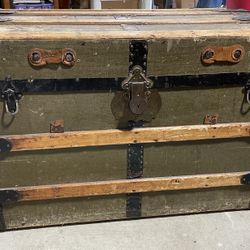 Antique Steamer Trunk