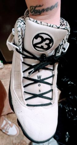 Air Jordan six rings blk and white size 13