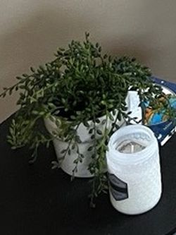 Small Faux Potted Greenery Plant