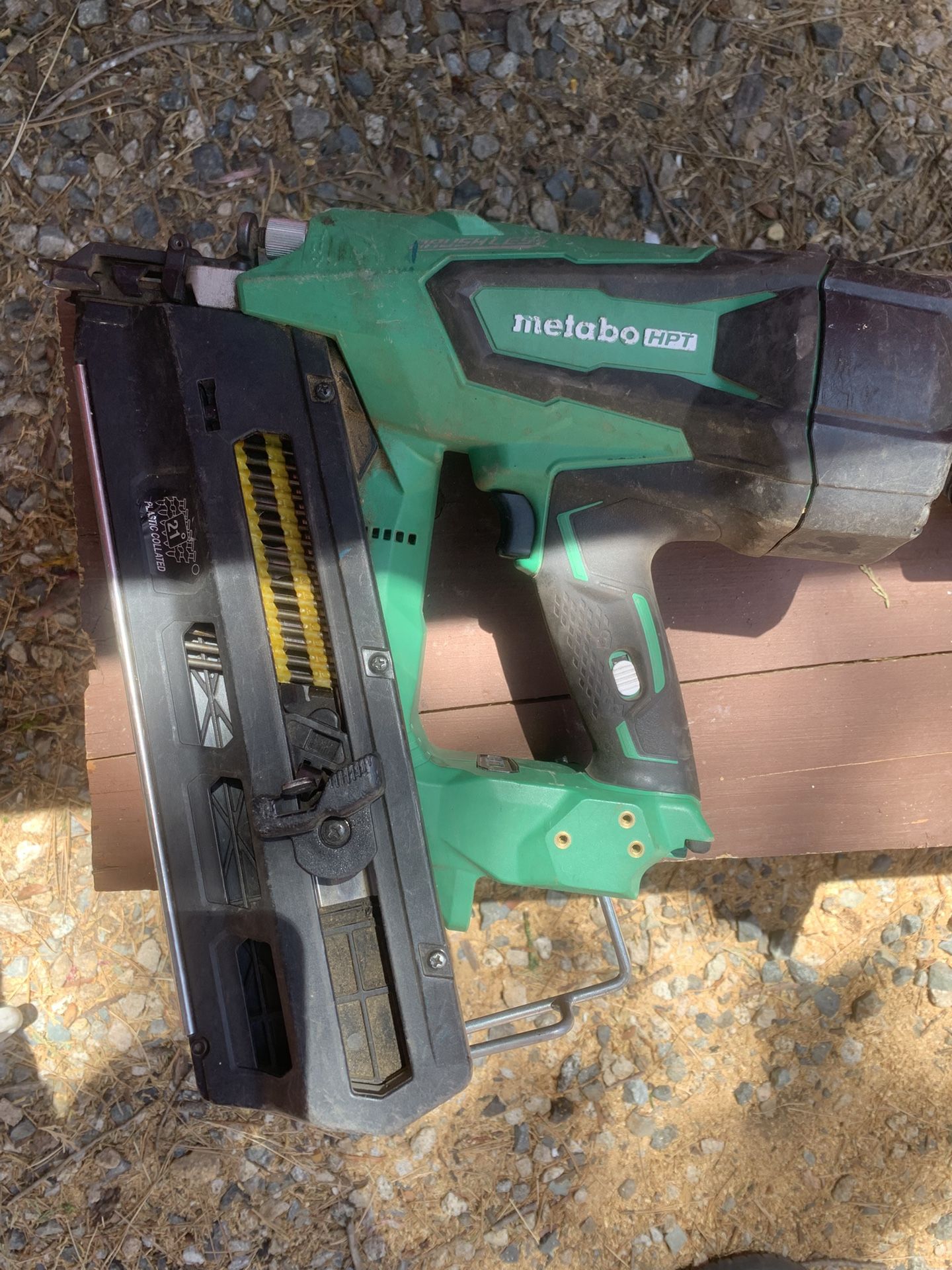 Metano Hpt 21 Degree Cordless Framing Gun 