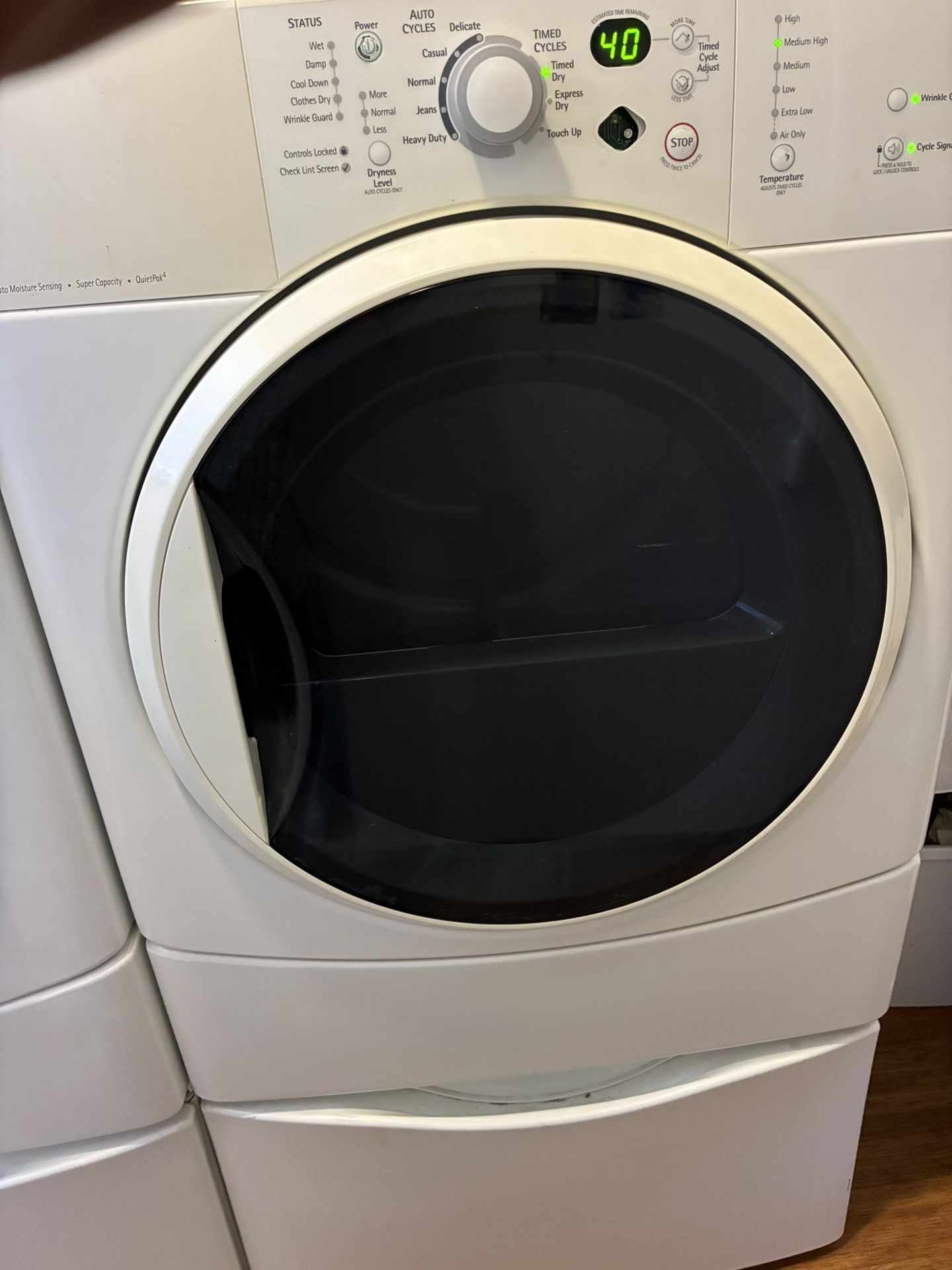 Kenmore HE2 Clothes Dryer Model 110