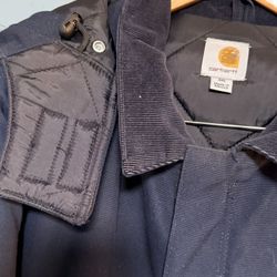 2 Carhartt Coats Black And Blue 3xl