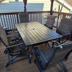 Patio Dining Set Metal