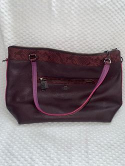 Coach Leather Tote Bag