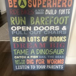 BOYS FRAMED ART
