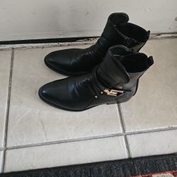 BRAND NEW MEN'S DRESS BOOTS BRITISH STYLE BLACK COLOR SIZE 9