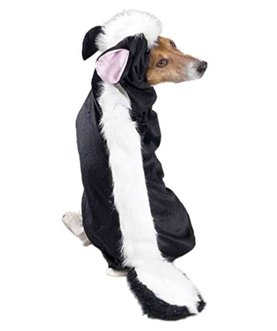 Casual Canine Large Lil' Stinker Skunk Dog Halloween Costume (Silver Lake)