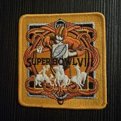 1974 Officially Licensed NFL Super Bowl VIII Rice Stadium TX Championship Patch
