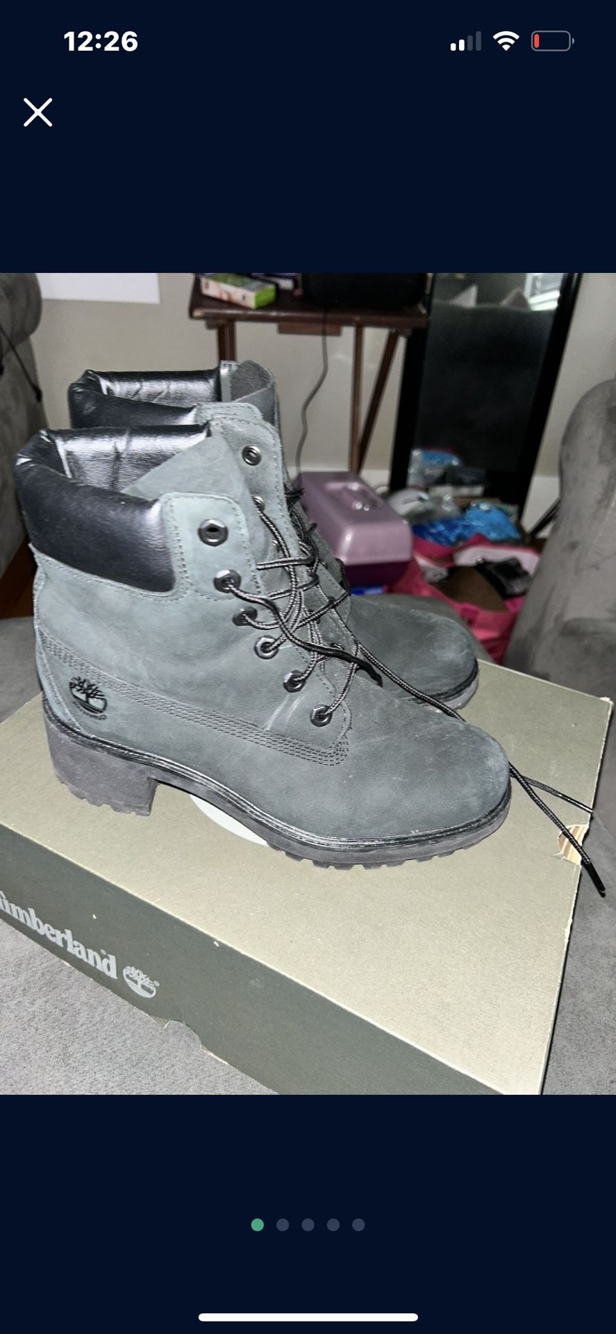 Timberland Women’s Heeled Boots Black Size 9