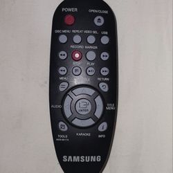 Samsung DVD player remote