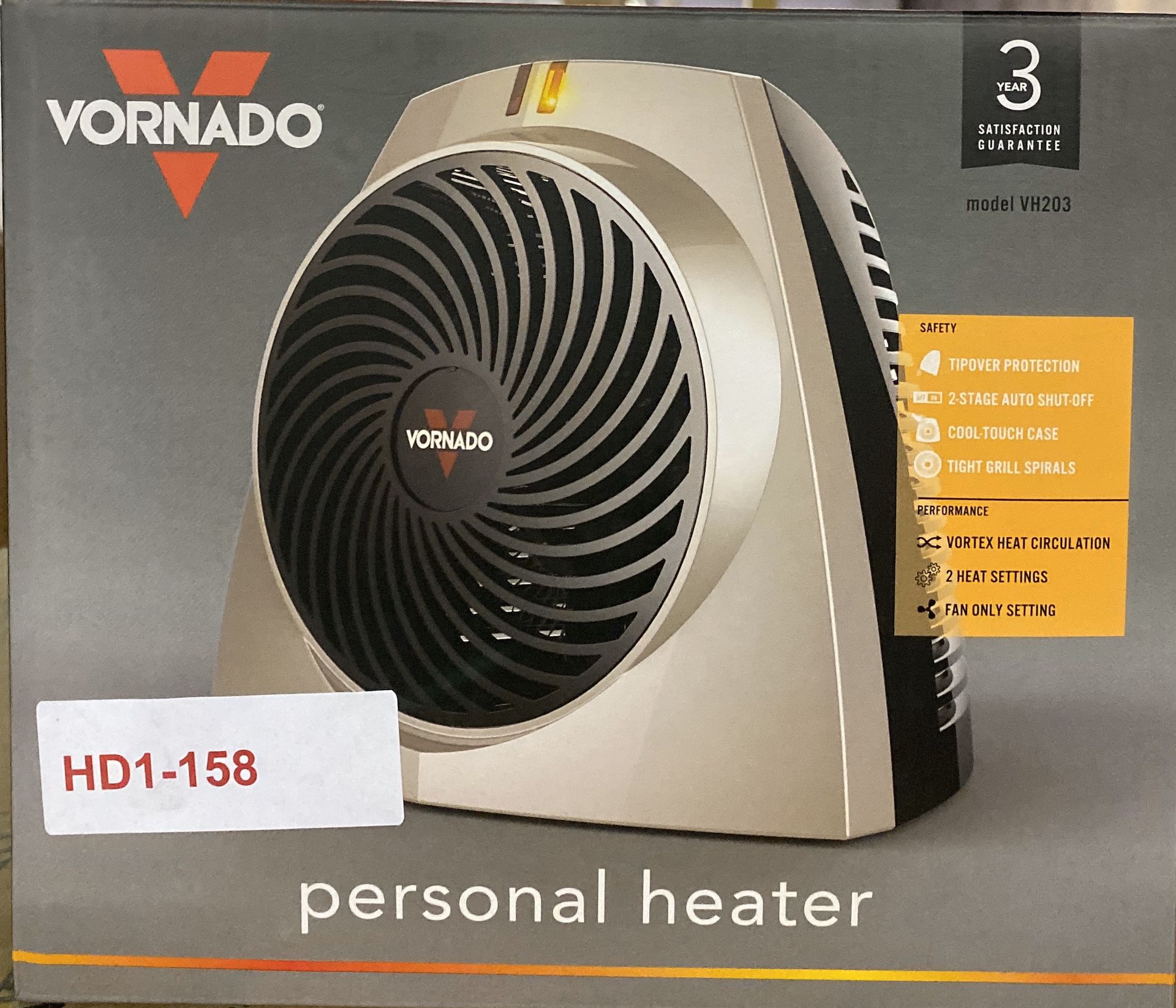 Vornado 1559 BTU 750-Watt Portable Electric Fan Heater