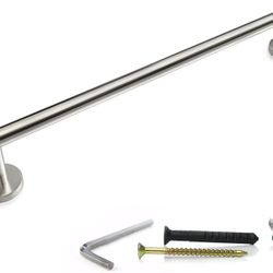 24" Brushed Nickel Towel Bar – SUS304 Stainless Steel E85
