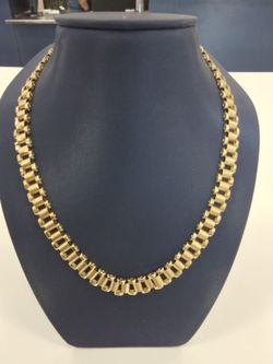 Rolex Chain Necklace Yellow Gold 10k 36.2 grams 24 Inch