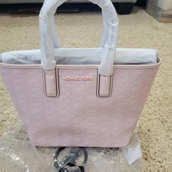 Pink Vinyl Michael Kors Tote