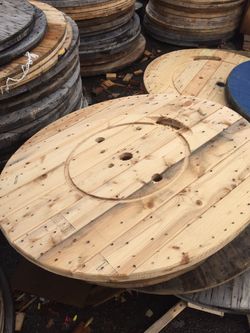 Wooden Wire Spool Ends