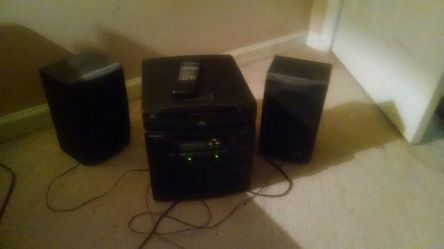 3 disc...2 cassette stereo system