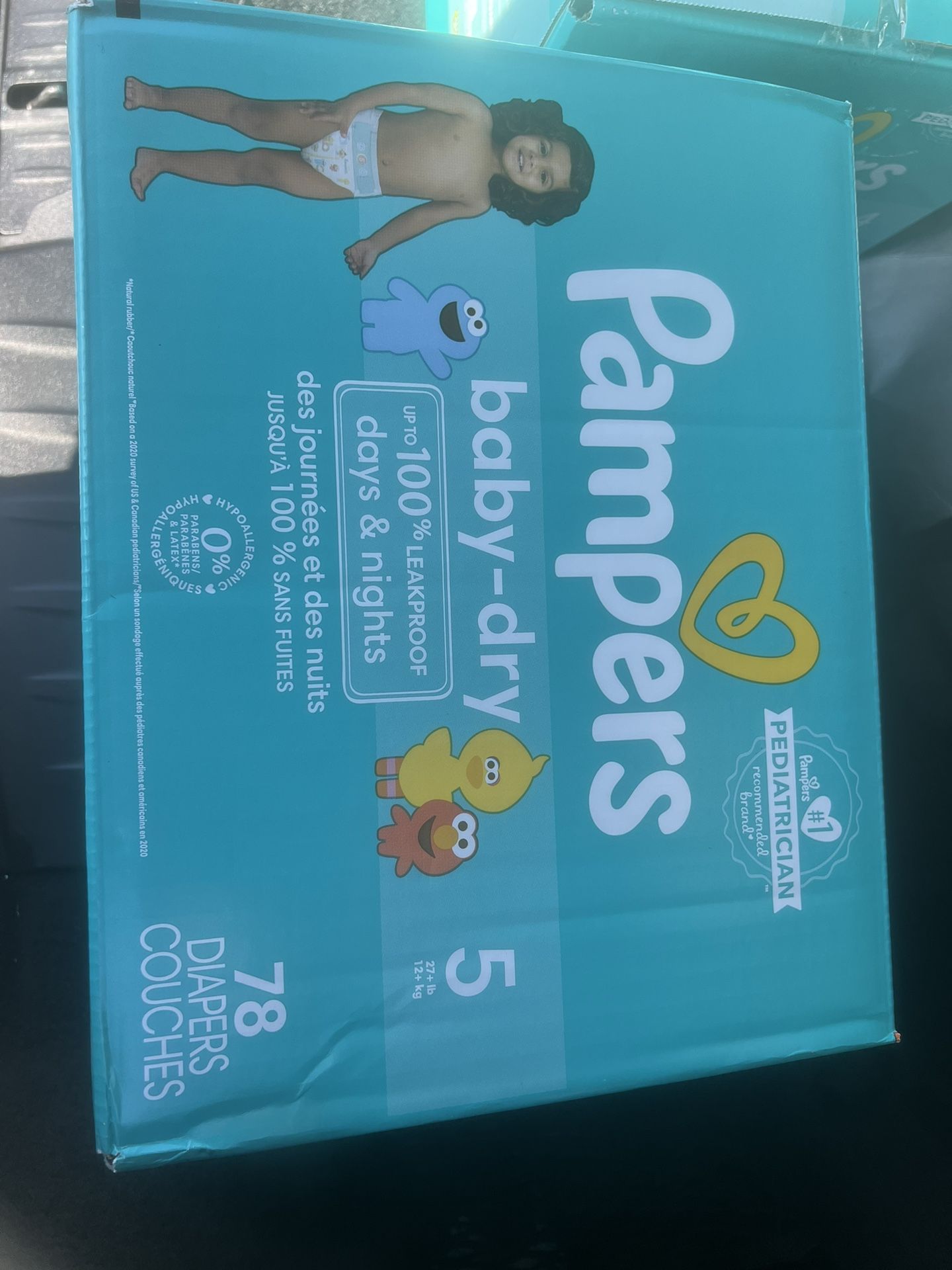 Pampers Baby Dry.  Size 5