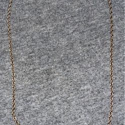 Fake gold chain-sterling sliver