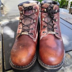 Men's Steel Toe Work Boots EH-- Botas De Hombre Puntera De Acedo  Peligro Electŕico