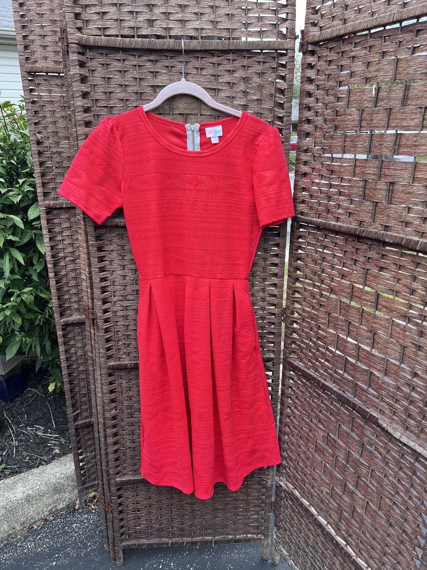 LulaRoe Size S - Mint Condition- RED Dress