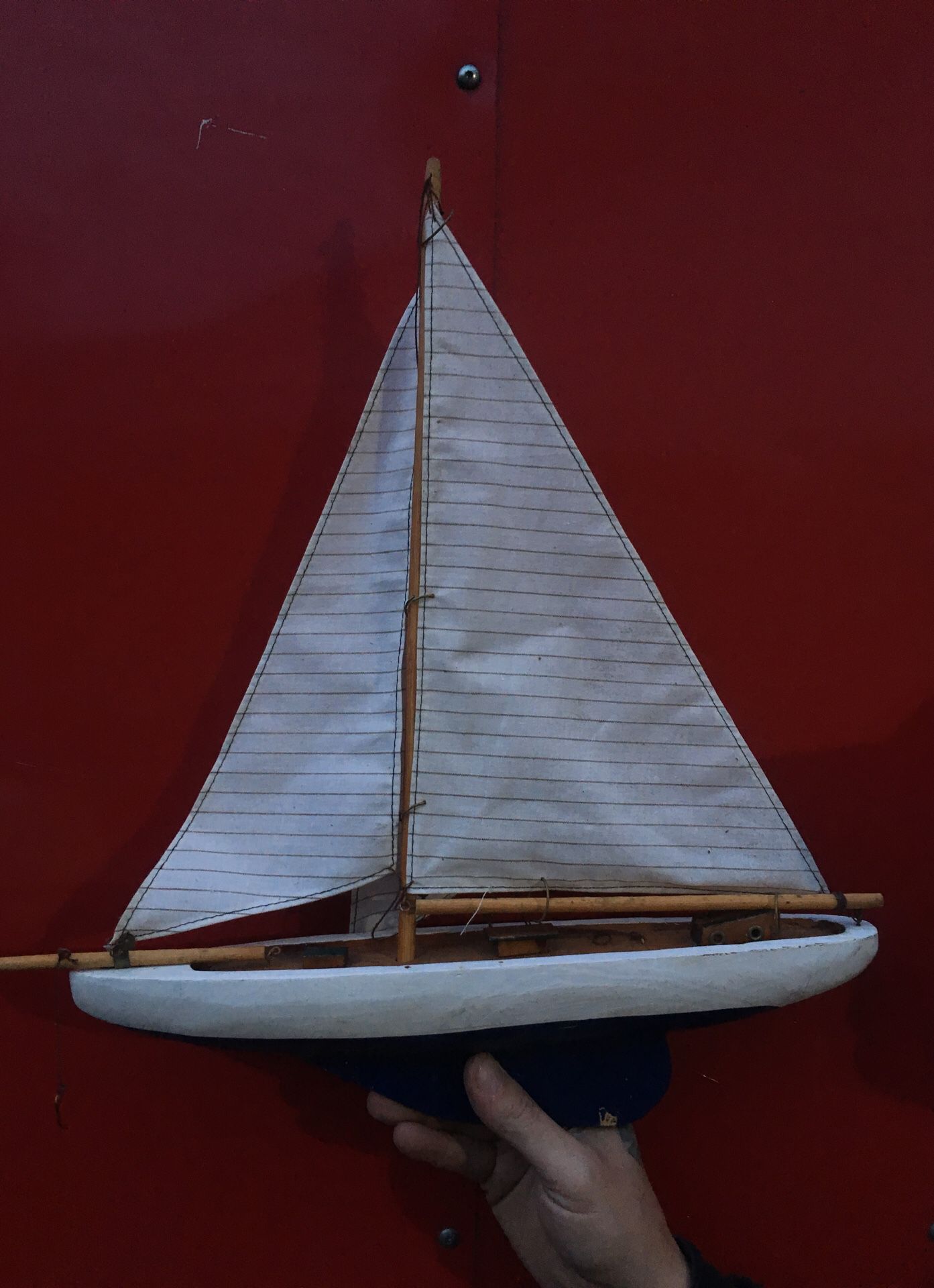 Old School Model Sailboat