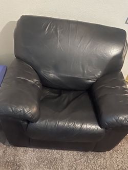 Single Leather Couch