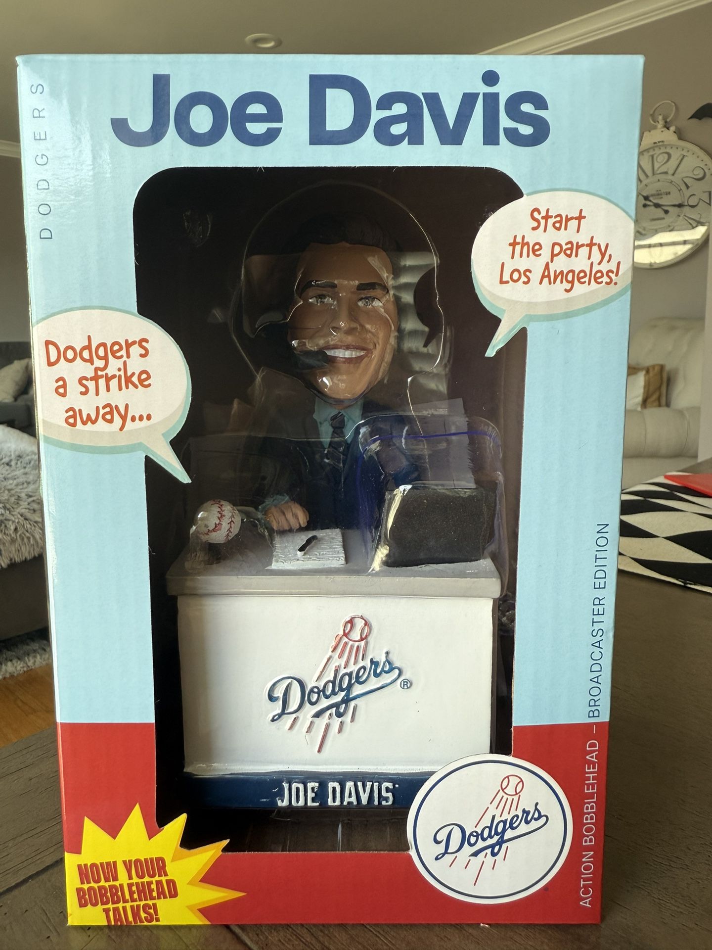 Joe Davis Talking Bobble Head