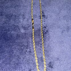 14k gold rope chain 