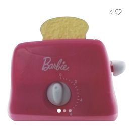PLAYTIME WITH MATTEL BARBIE TOASTER!! $9