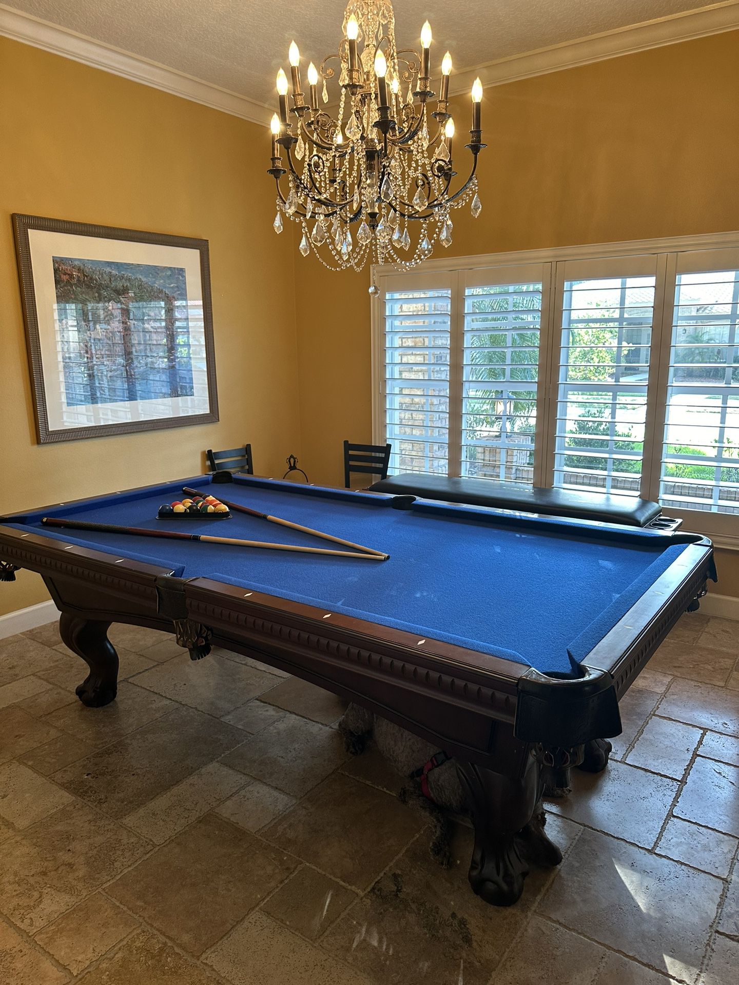 Pool Table &storage Bench