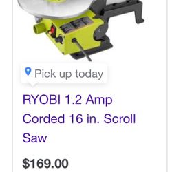 Ryobi 16in Scroll Saw