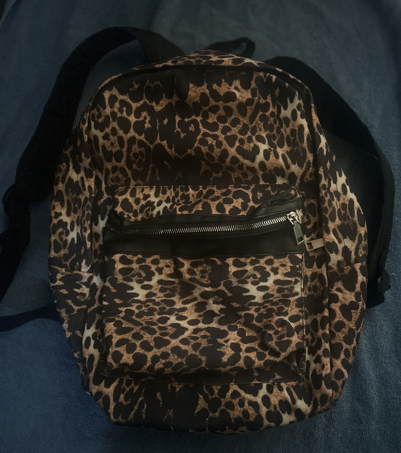 Leopard Print Backpack