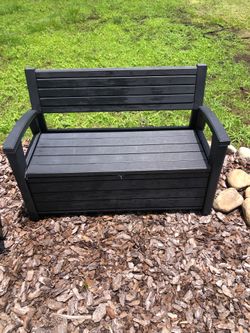 KETER Lockable Storage Bench Charcoal Grey 260 L 60 Gallon Qty3 @ $100.00 Ea