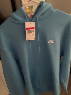Large Nike Hoodie (Light Blue)