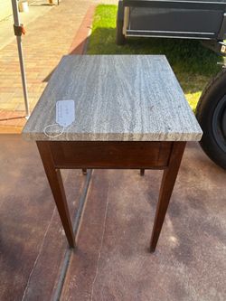Marble side table