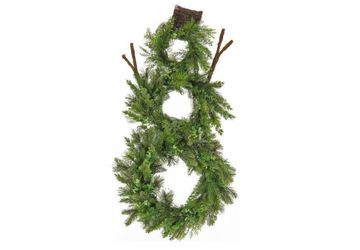 HGTV 44" Snowman Wreath