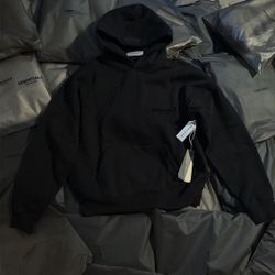 Essentials Hoodie – Black – Brand New (S–L)