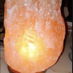 Salt Crystal Lamp, New