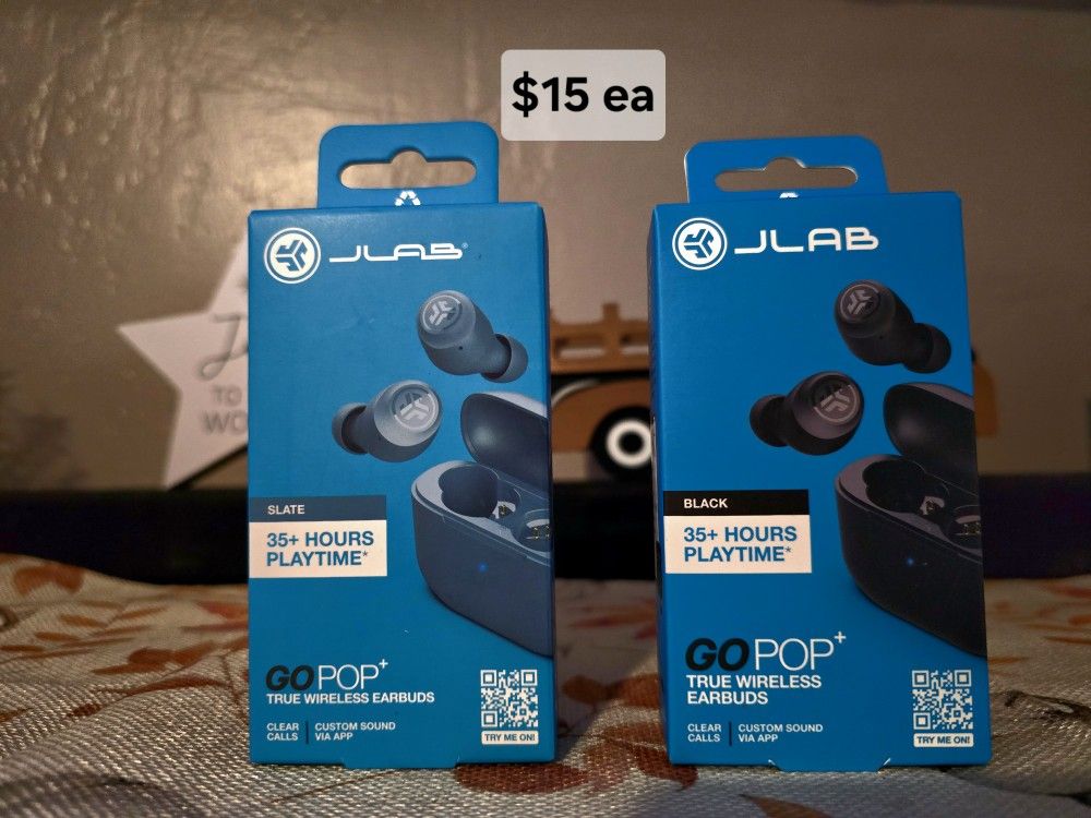 JLab GO POP+ True Wireless Earbuds