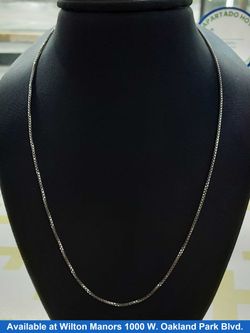 Box Chain - Silver 3.7 grams 24 inch