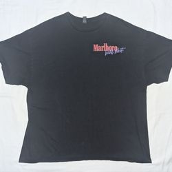 Vintage Marlboro Shirt Mens Wild West Cowboy Killers 2XL XXL Black Graphic Tee