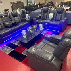 Power Reclining Livingroom Furniture Sectional Couches Sofa Sets Only $49 Down