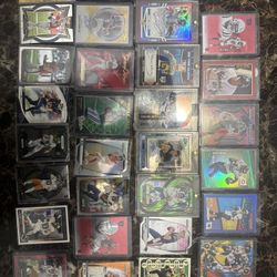 Football Card Lot. Drake Maye, Bo Nix, Caleb Williams RC And More