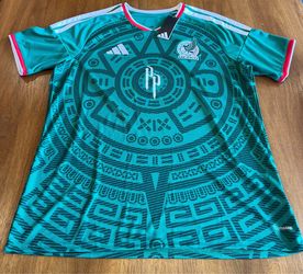 Mexico Peso Pluma Green adidas Jersey Size XL