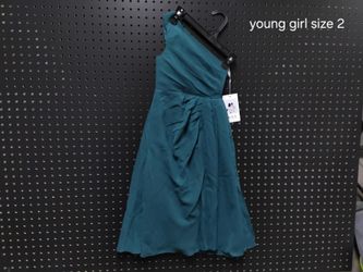 Adorable Girls' Teal Dress - Size 2T, Act Fast!