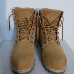 Lugz Brace Hi Lace Up  Mens Beige Casual Boots MBRACHK-747 Size 10.5
