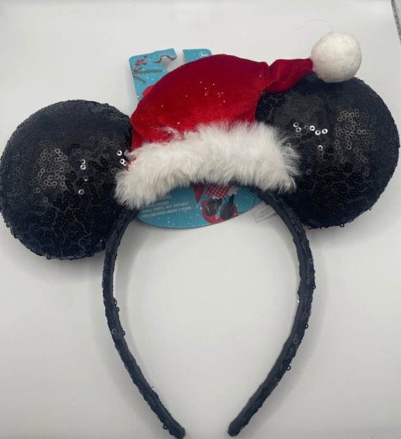 Mickey Mouse Christmas Hat Ears Headband